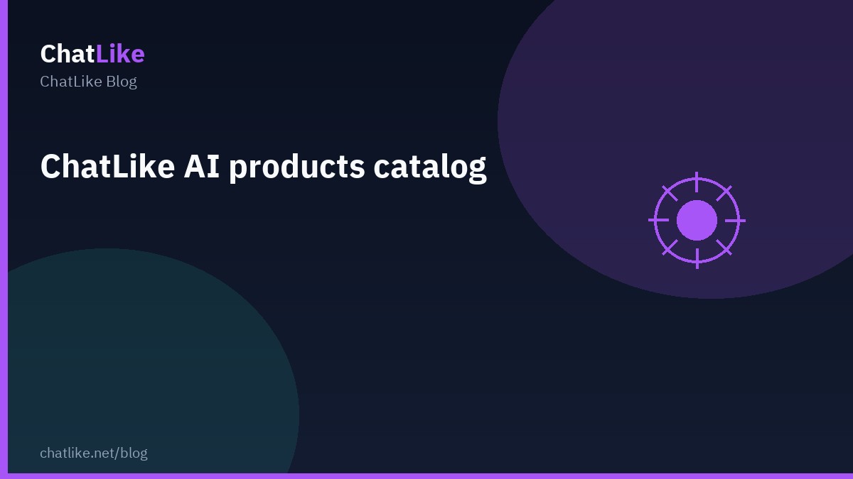ChatLike AI products catalog
