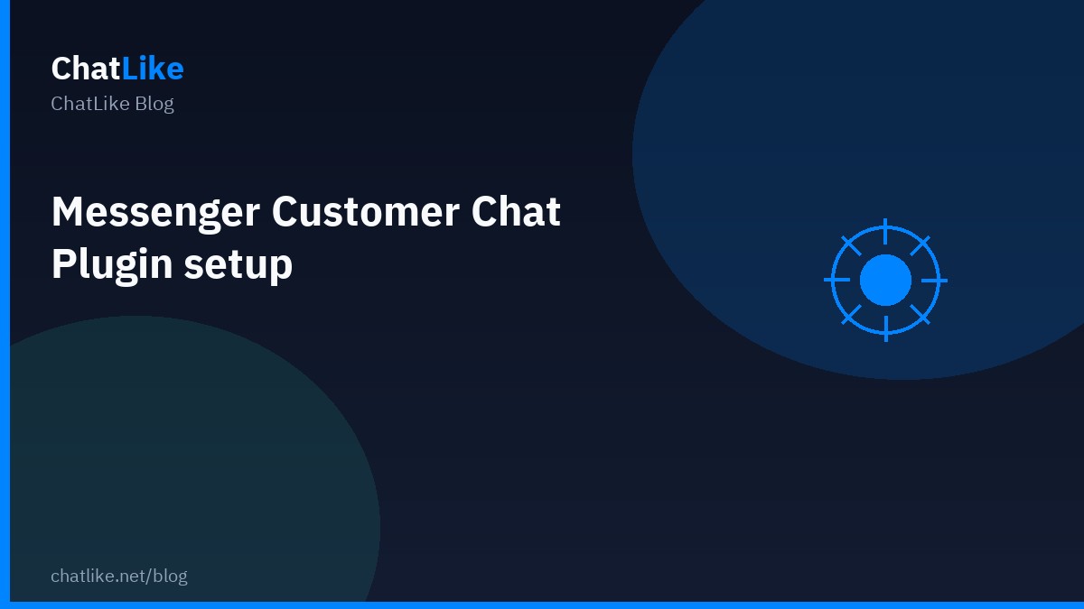 Messenger Customer Chat Plugin setup