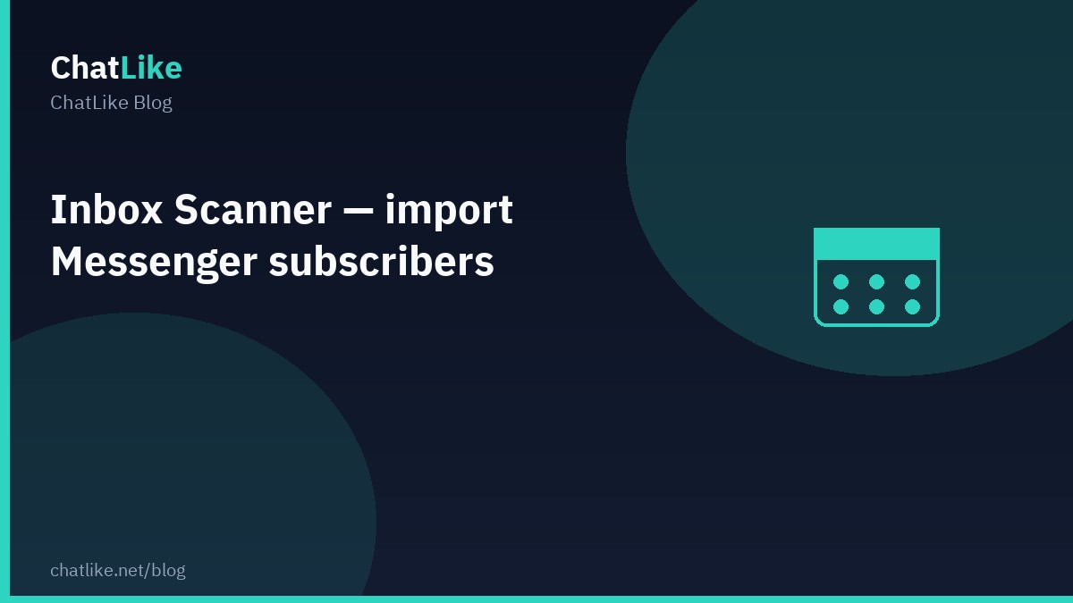 Inbox Scanner — import Messenger subscribers