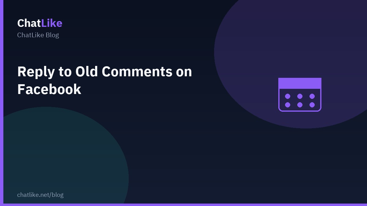 Reply to Old Comments on Facebook