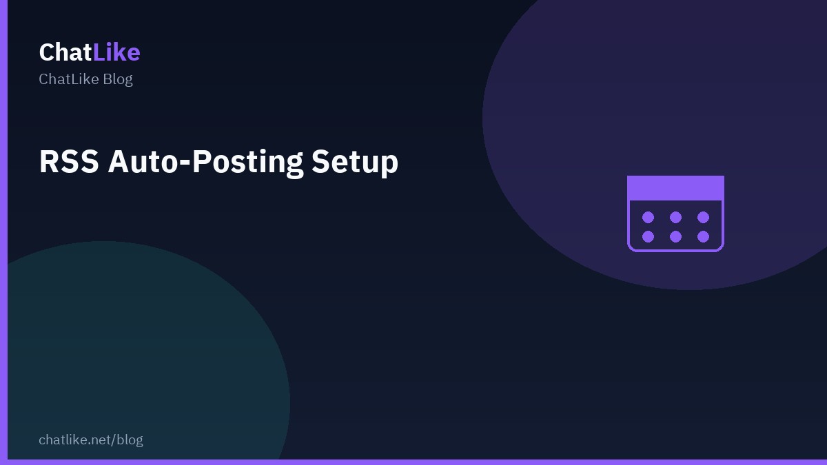 RSS Auto-Posting Setup