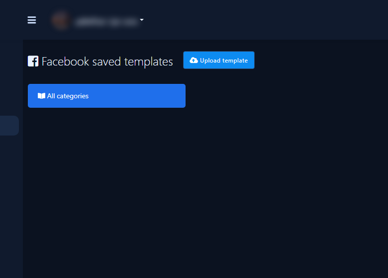 Saved Templates interior