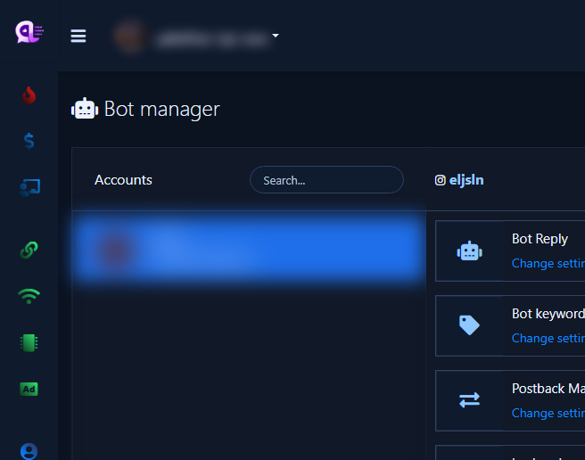 General Settings panel with Reply if no match found
