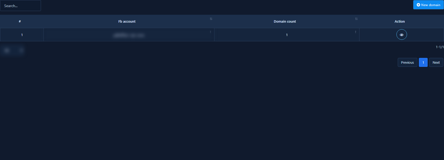 Whitelisted Domains interior open