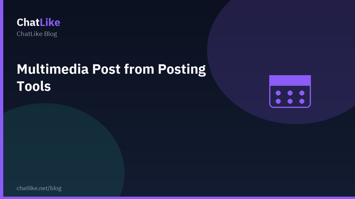 Multimedia Post from Posting Tools