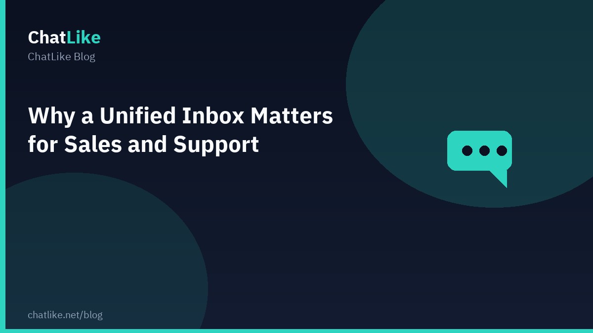Why a Unified Inbox Matters for Sales and Support